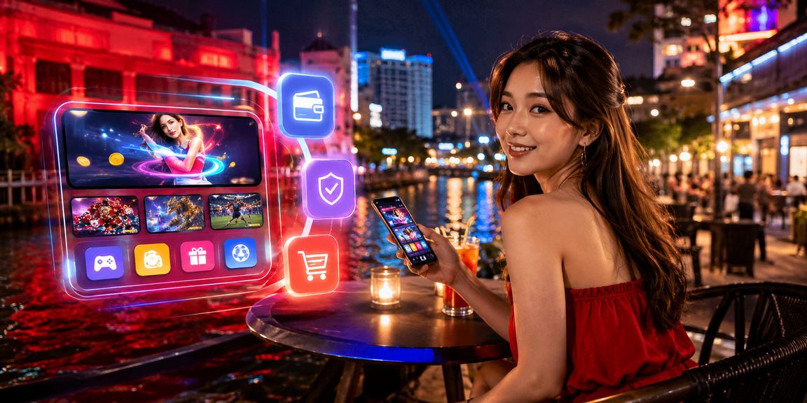 Pengguna mengakses kasino mudah alih dari Melaka menggunakan telefon pintar Android