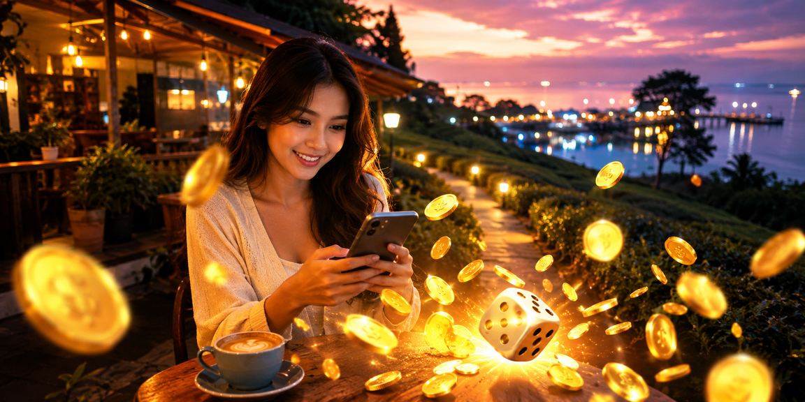 Permainan dadu gaya Malaysia dalam suasana kasino malam yang meriah